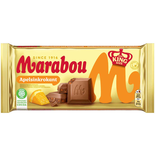 Marabou Tafel Apelsinkrokant 220g