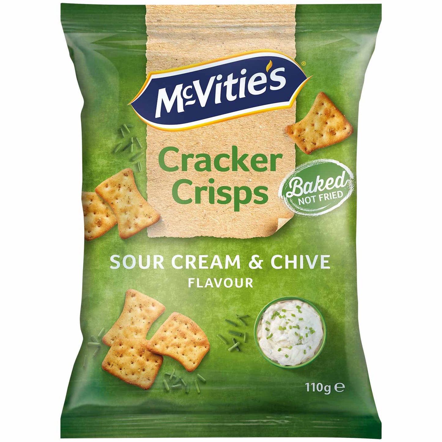 Mc Vities Cracker Crisps Sour Cream 110g