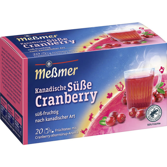 Meßmer Kanadische Süße Cranberry 20ST 45g