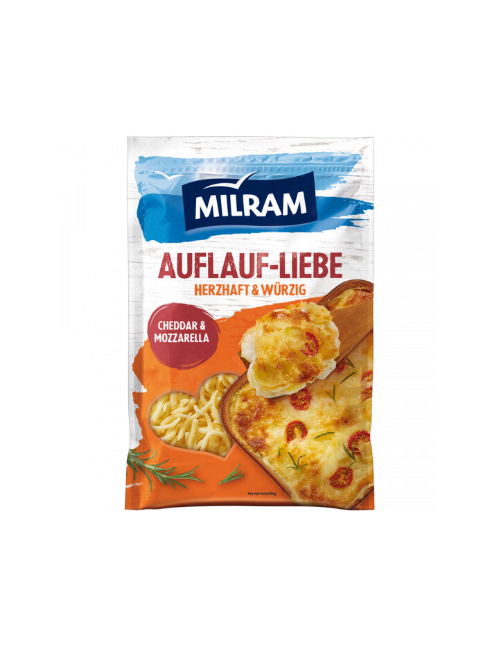 Milram Auflaufliebe Reibekäse 45% Vollfettstufe 150g