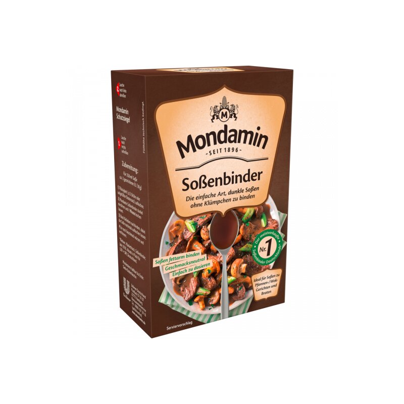 Mondamin Soßenbinder zum Andicken von dunklen Saucen 250g