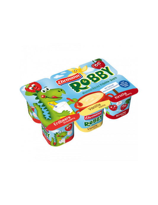 Robby Monster Backe Erdbeere Vanille Kirsche 6x50g