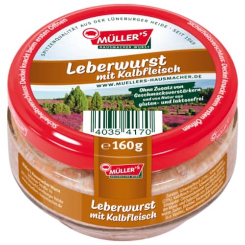 Müllers Kalbsleberwurst 160g