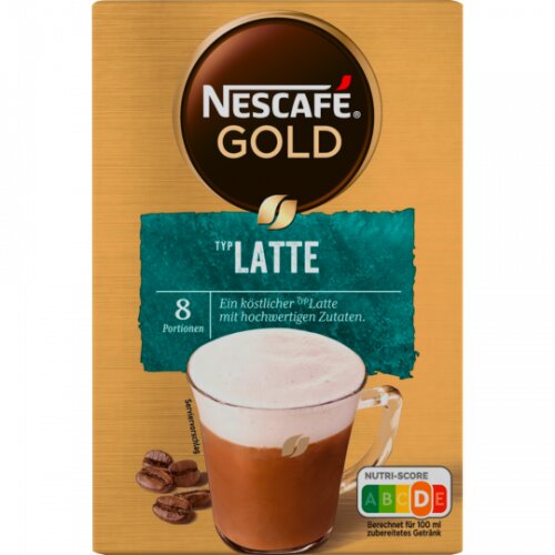 Nescafe Gold Latte 8ST 144g