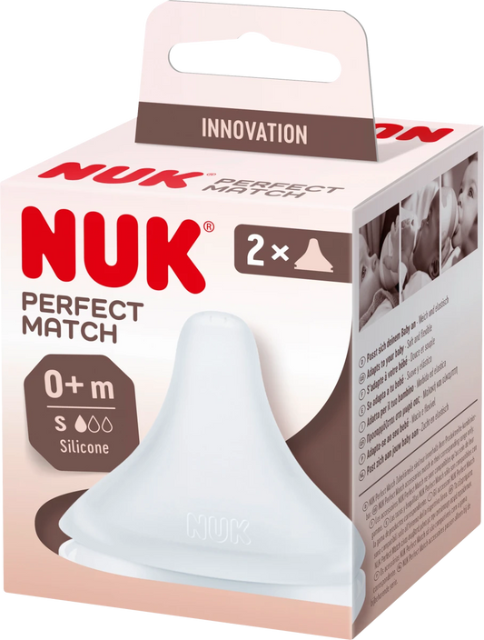 Nuk Ersatz-Trinksauger Perfect Match ab 0 Monate Gr.S 2ST