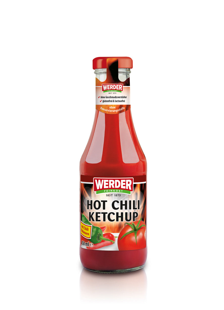 Werder Hot Chili-Ketchup 450ml