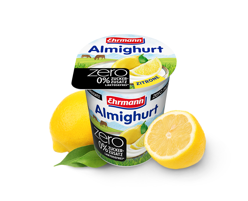 Almighurt Zero Zitrone 150g