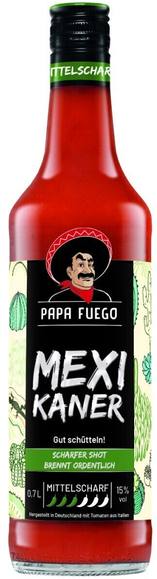 Papa Fuego Mexikaner mittelscharf 15% 0,7l