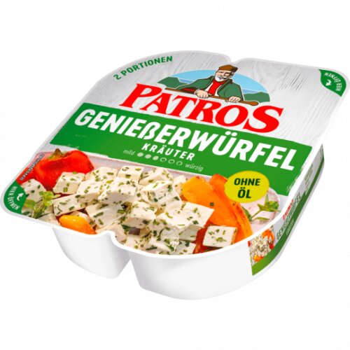 Patros Genießerwürfel Mediterrane Kräuter 52%Fett i.Tr.135g