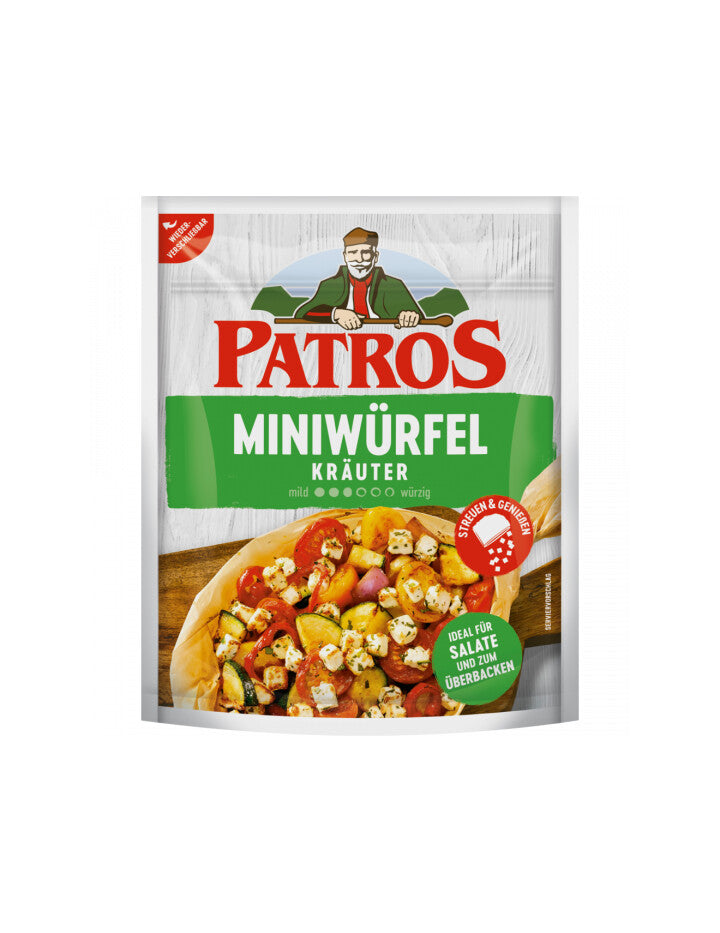 Patros Miniwürfel Kräuter 45%Fett i.Tr.135g