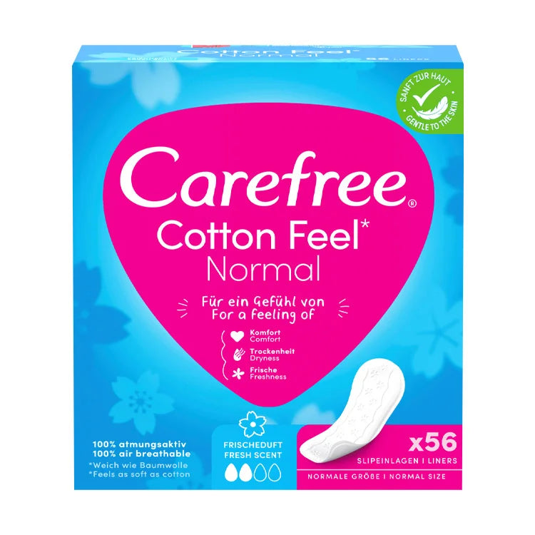 Carefree Cotton Feel Normal Frischeduft 56ST