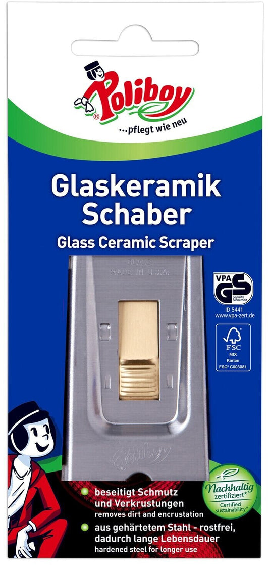 Poliboy Schaber für Glas- und Kochfeld