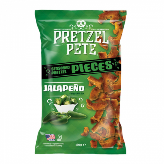 Pretzel Pete Seasones Pretzel Pieces Jalapeno 160g