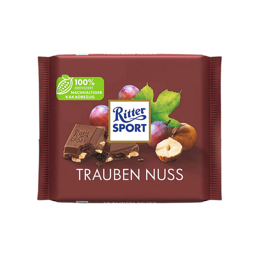 Ritter Sport Trauben Nuss Tafel 100g