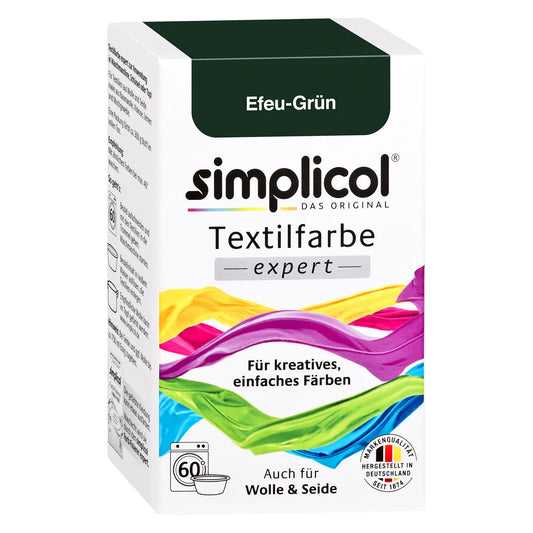 Simplicol Textilfarbe Expert efeu-grün 150g