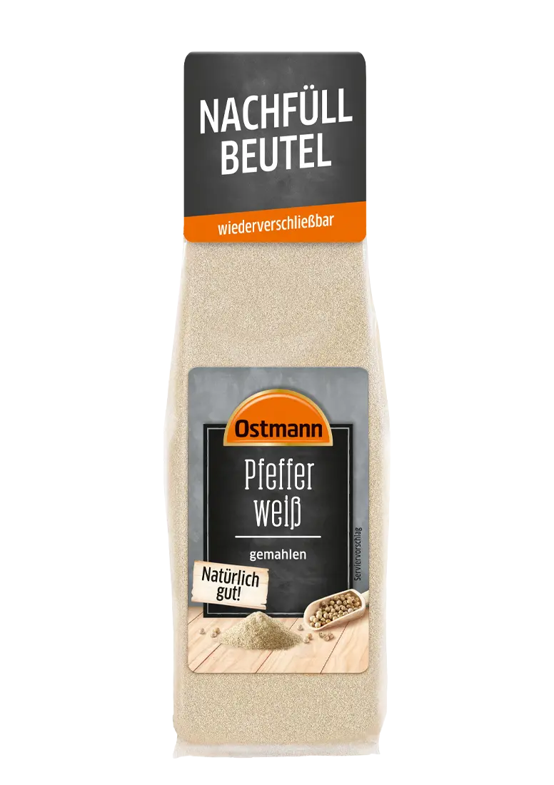 Ostmann Pfeffer weiß gemahlen 60g
