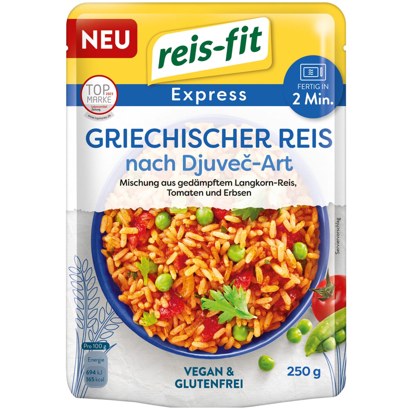 Reis-fit Express griechischer Reis 250g