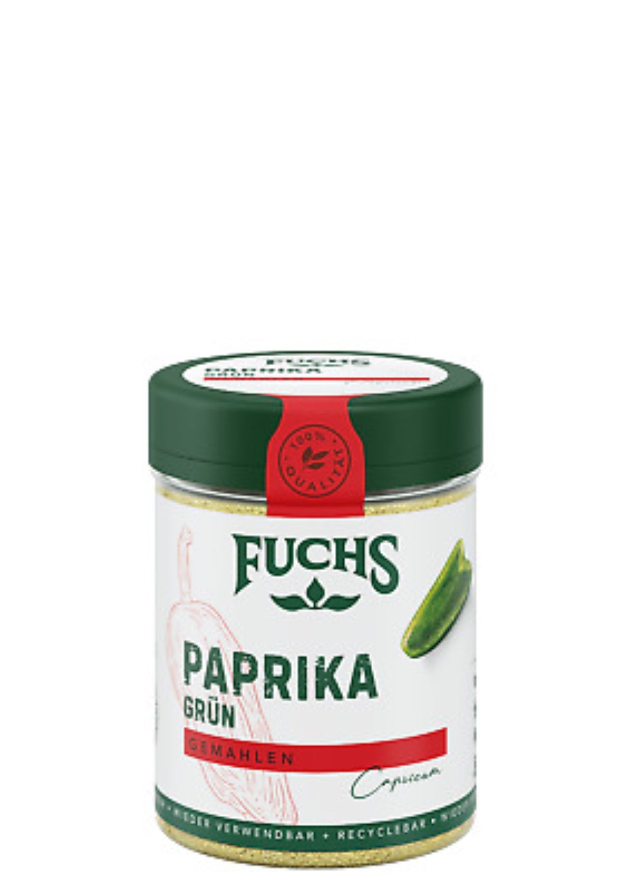 Fuchs Paprika grün gemahlen 55g