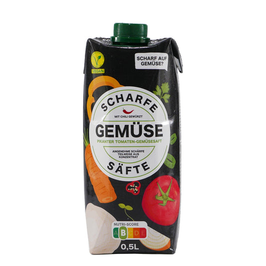 Scharfe Säfte Gemüse 0,5l