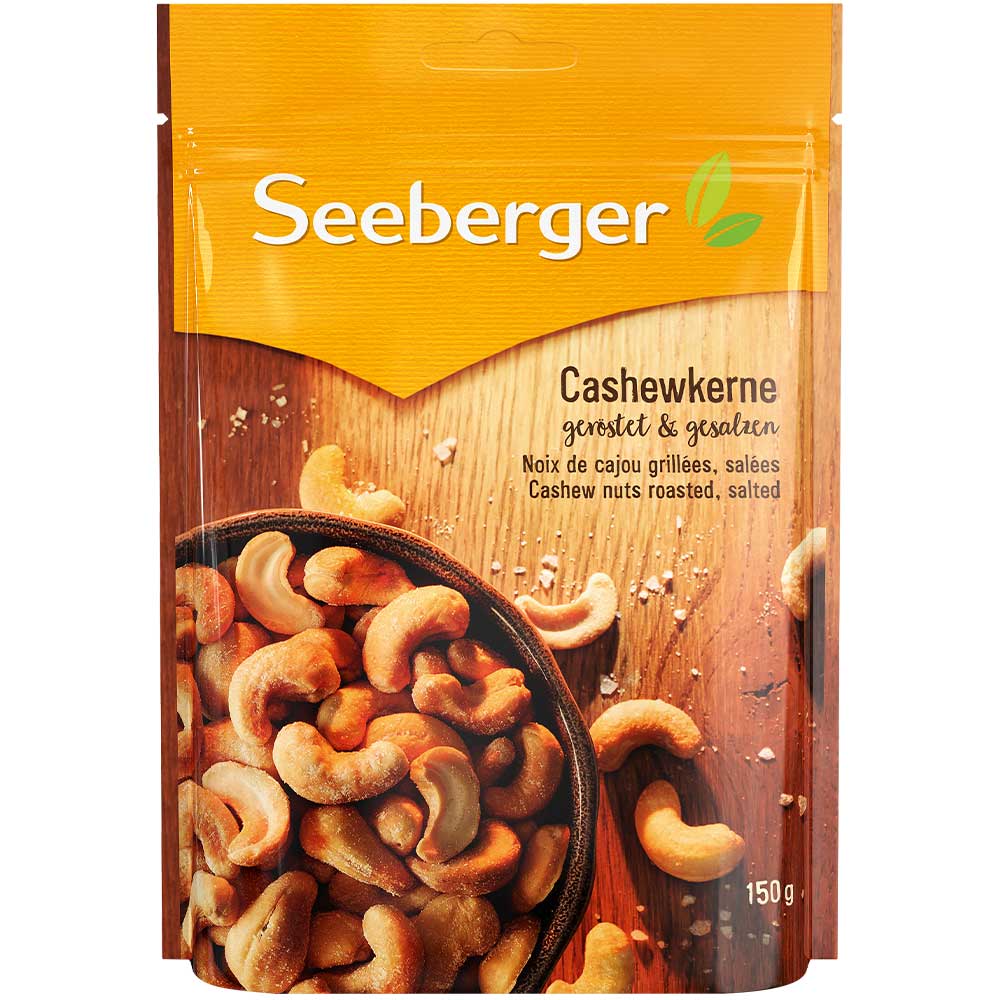 Seeberger Cashewkerne geröstet und gesalzen 150g