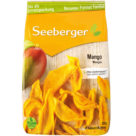 Seeberger Getrocknete Mangostreifen geschwefelt 300g