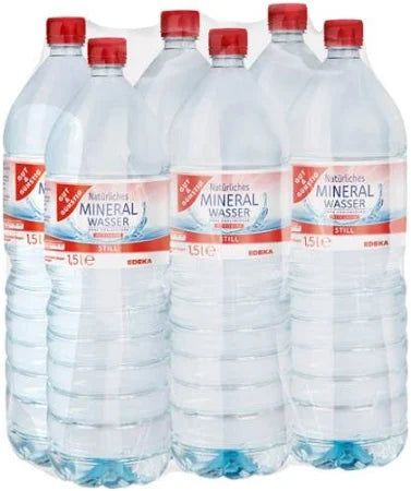 GUT&GÜNSTIG Mineralwasser still 6 x 1,5l