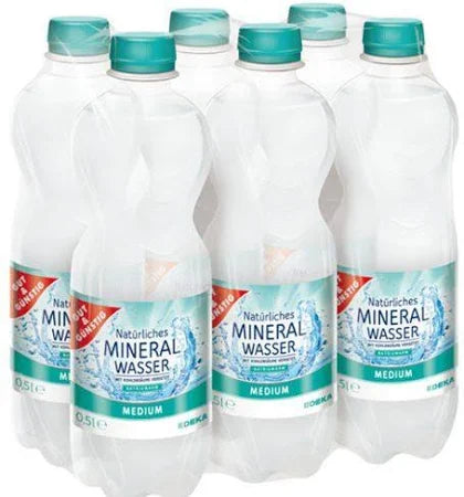 GUT&GÜNSTIG Mineralwasser medium 6 x 0,5 l