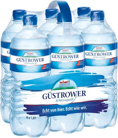 Güstrower Schlossquell Mineralwasser classic 6 x 1l DPG