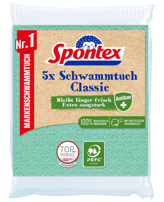 Spontex Schwammtuch Classic PEFC 5ST