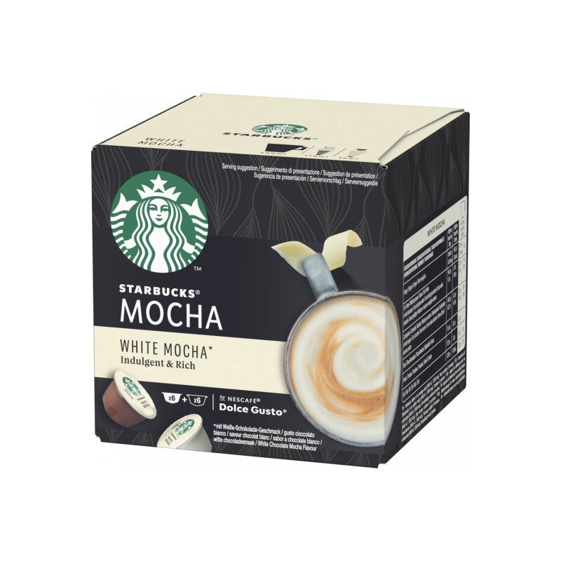 Starbucks White Mocha by Nescafe Dolce Gusto 6+6ST 123g