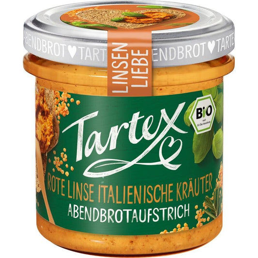 Bio Tartex Linsen Liebe rote Linse italienische Kräuter 140g