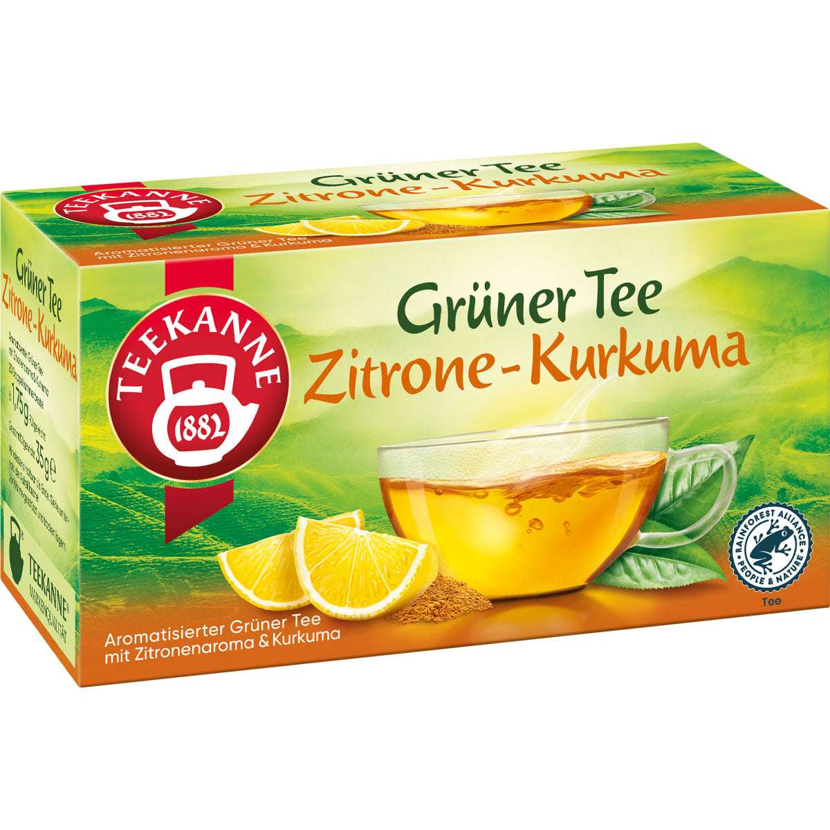 Teekanne Grüner Tee Zitrone Kurkuma 20ST 35g