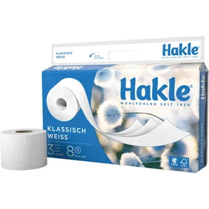 Hakle Klassisch weiß Toilettenpapier Sonderedition 3-lagig 16x150Blatt