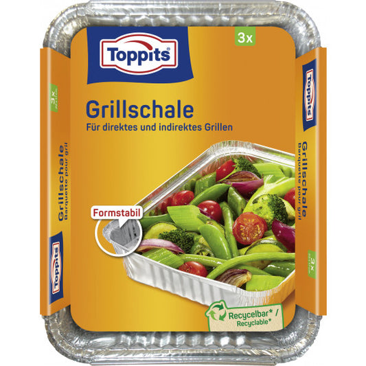 Toppits Grillschale quadratisch 3ST