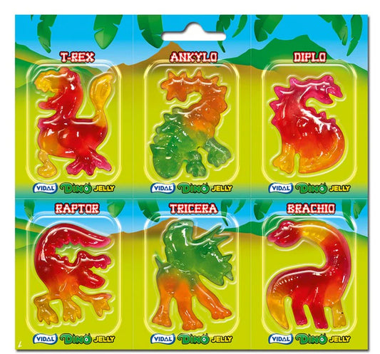 Dino Jellies Erdbeer 6x11g