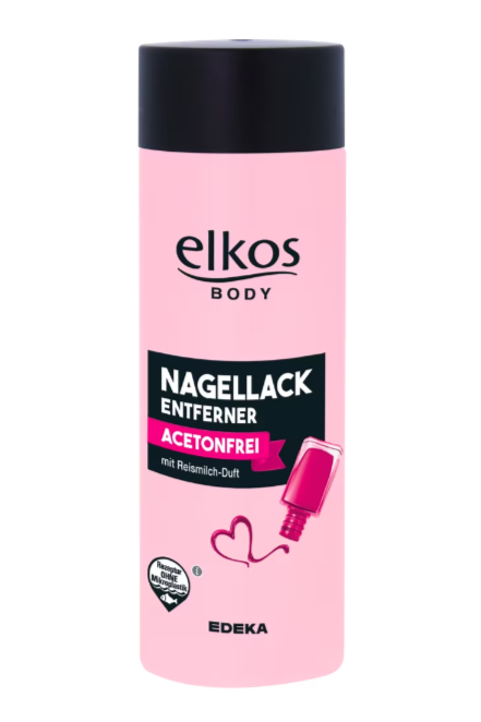 EDEKA elkos Nagellackentferner acetonfrei 200ml