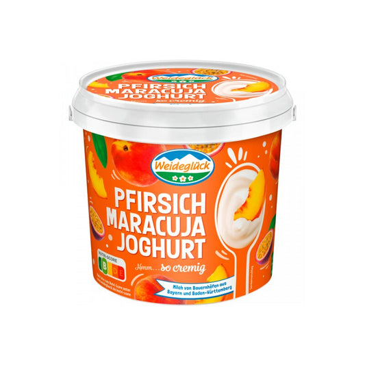 Weideglück Fruchtjoghurt Pfirsich-Maracuja 3,5% 1kg