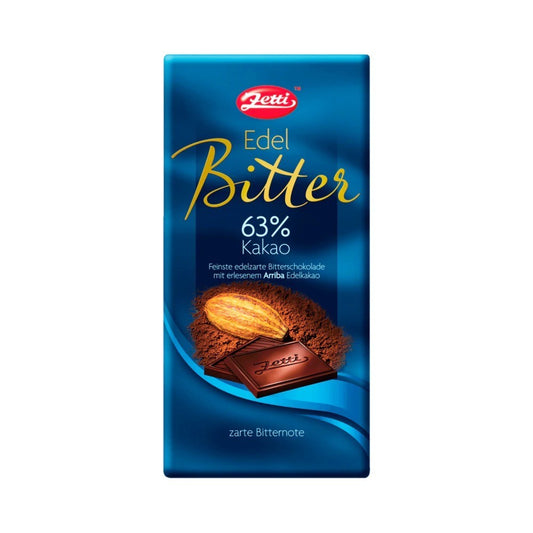 Zetti Edel Bitter 63% Cacao 100g