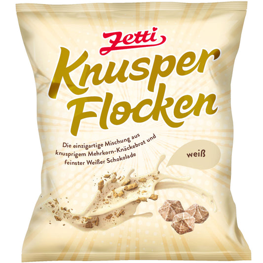 Zetti Knusperflocken weiße Schokolade 120g