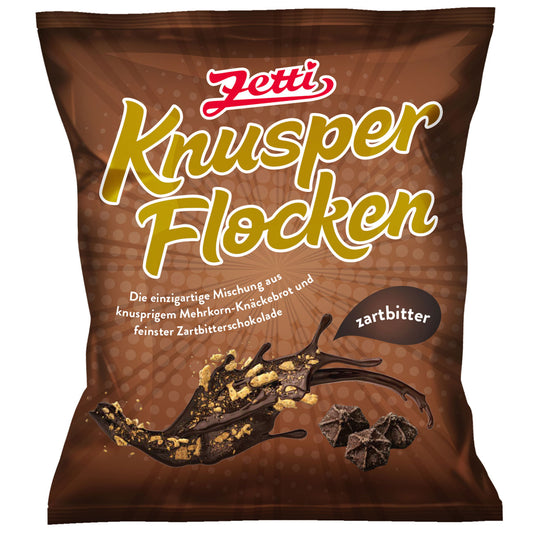 Zetti Knusperflocken Zartbitter 130g